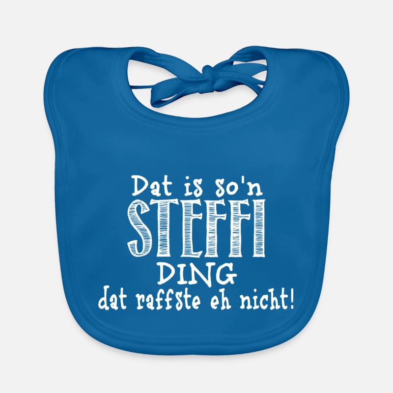 steffi - Baby Bio-Lätzchen - Pfauenblau