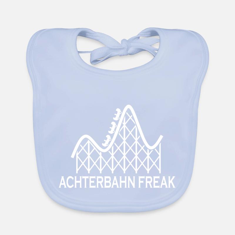 Rollercoaster Achterbahn Baby Bio-Lätzchen