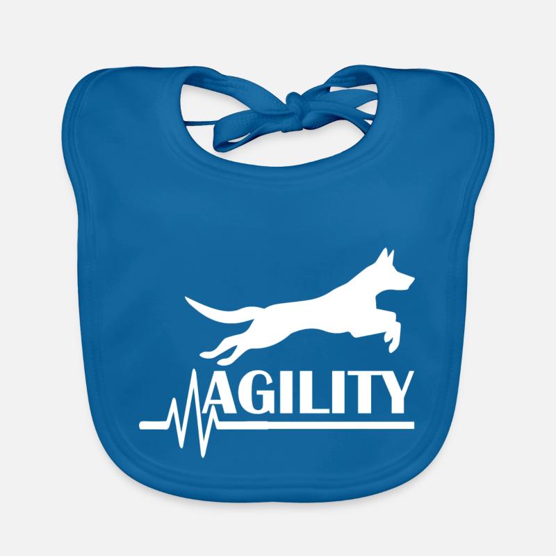 Agilité de chien de chien Bavoir bio Bébé