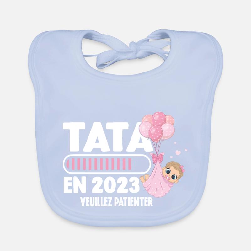 Annonce Grossesse Originale Future Tata En 2023 Bavoir bio Bébé