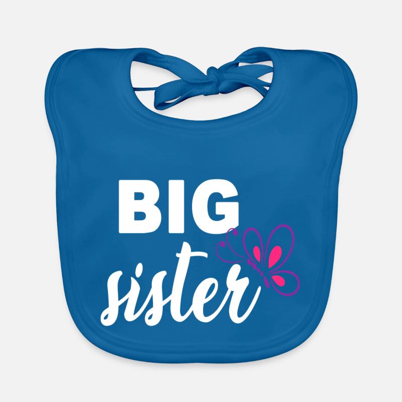 große Schwester Baby Bio-Lätzchen