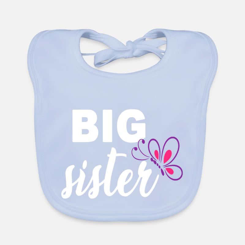 große Schwester Baby Bio-Lätzchen