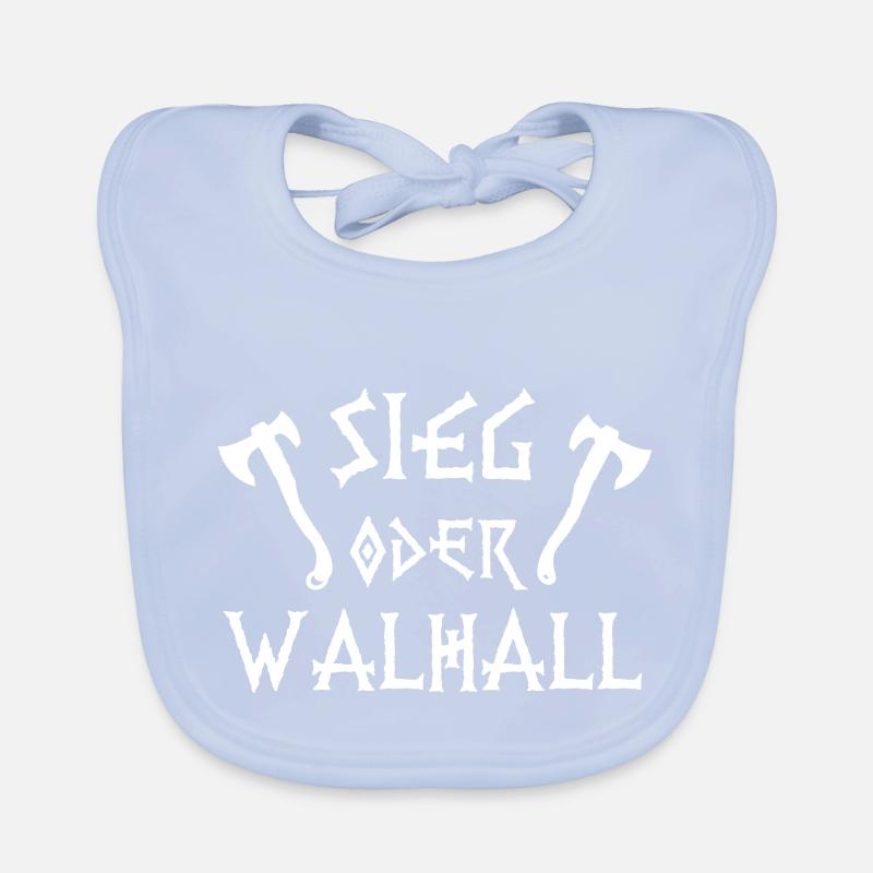 Sieg oder Walhall Baby Bio-Lätzchen