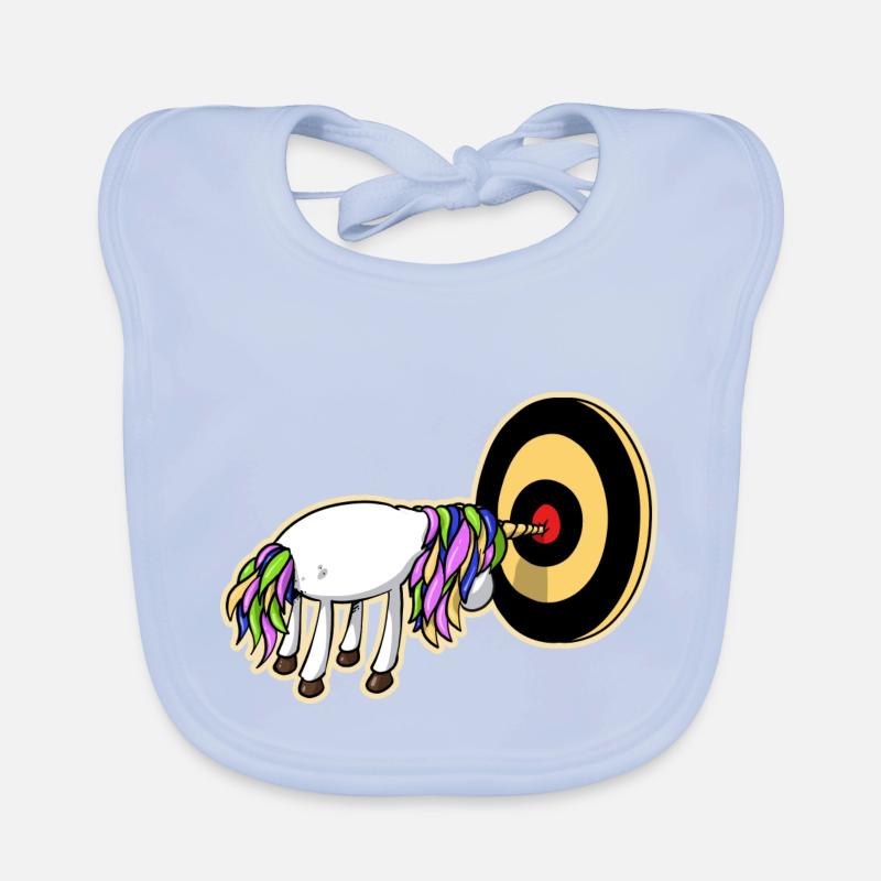 Einhorn Dart Baby Bio-Lätzchen