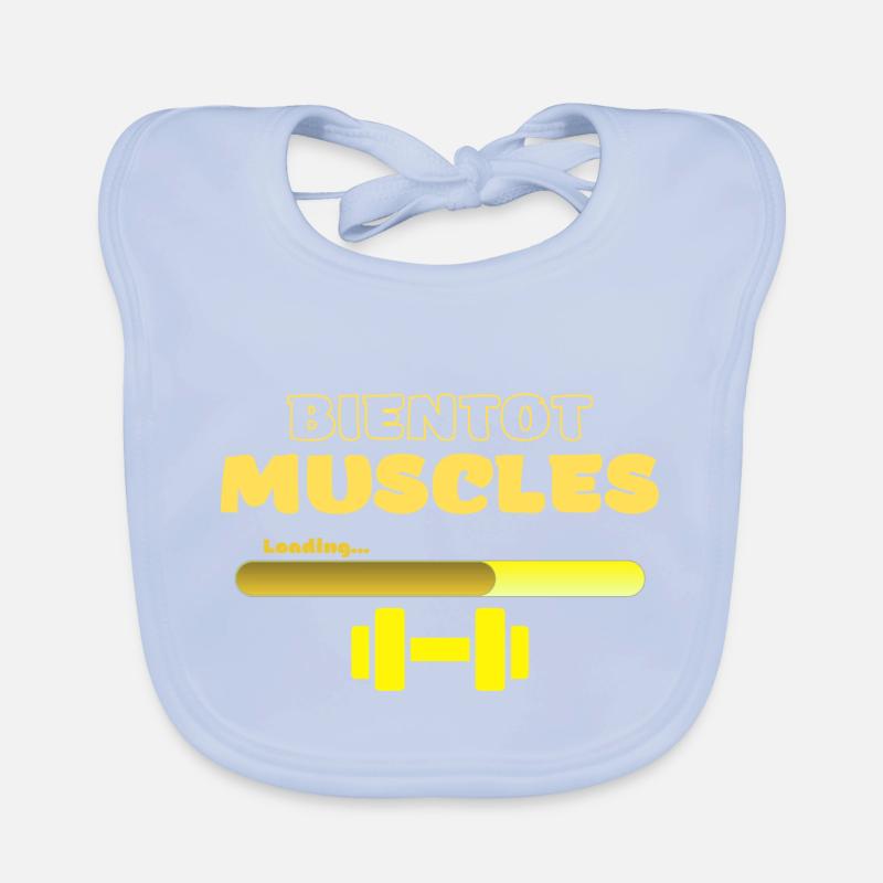 Bientôt muscles Bavoir bio Bébé