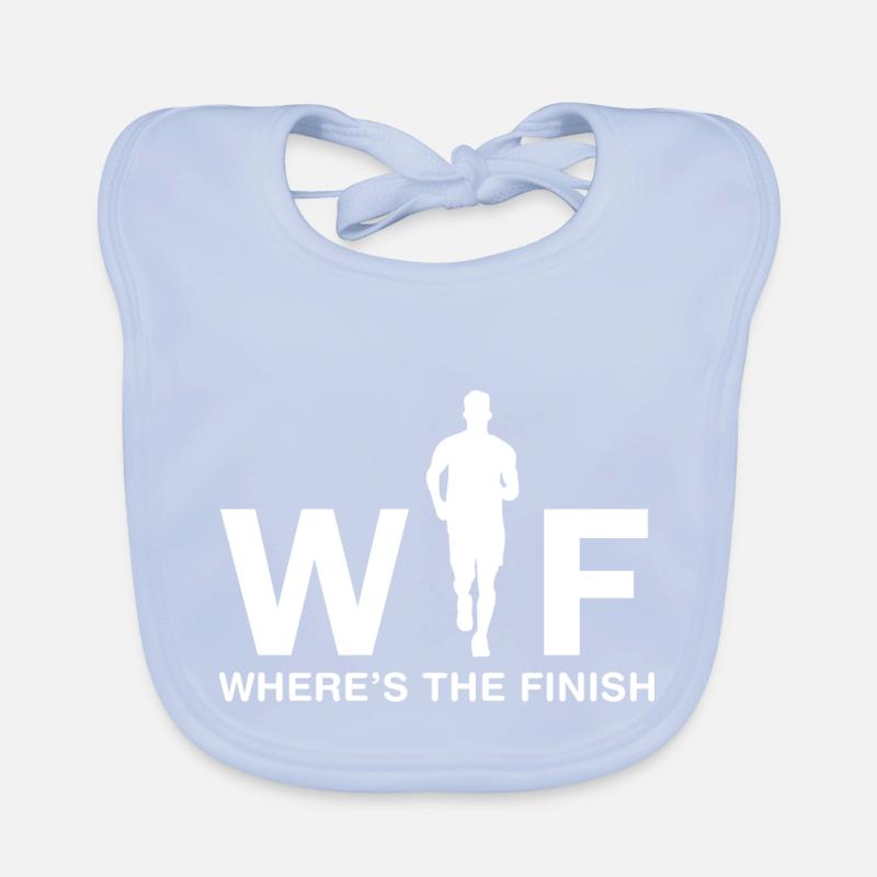 Course de marathon Bavoir bio Bébé