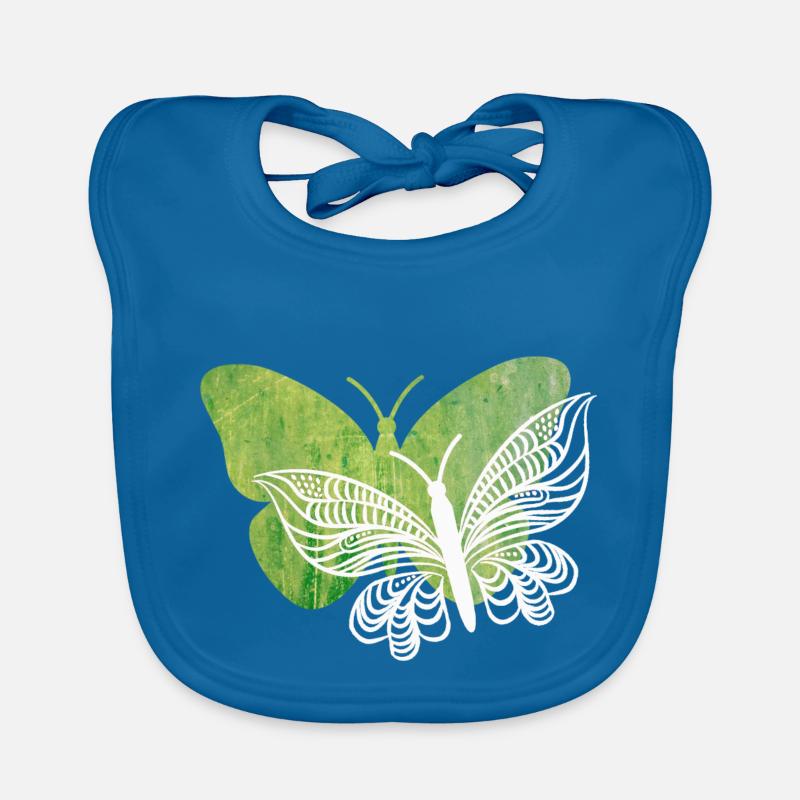 I love butterfly Organic Baby Bibs