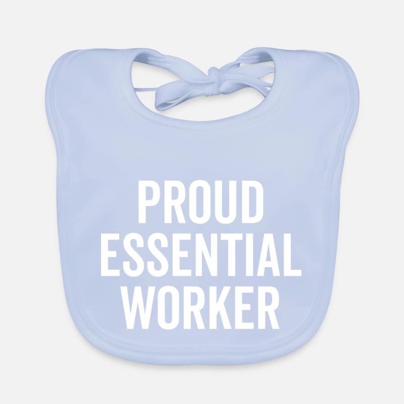 Stolzer Essential Worker Baby Bio-Lätzchen