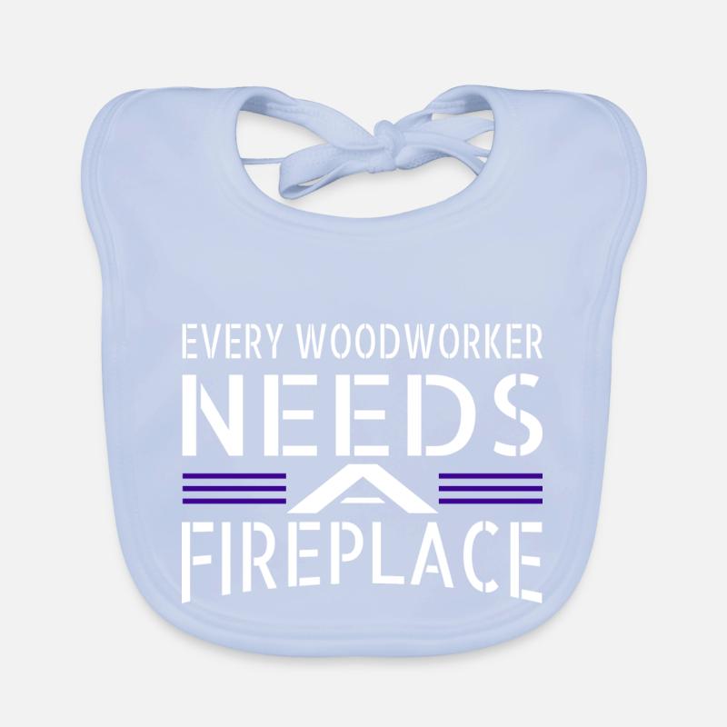 present geek apprentice jackhammer tools Organic Baby Bibs