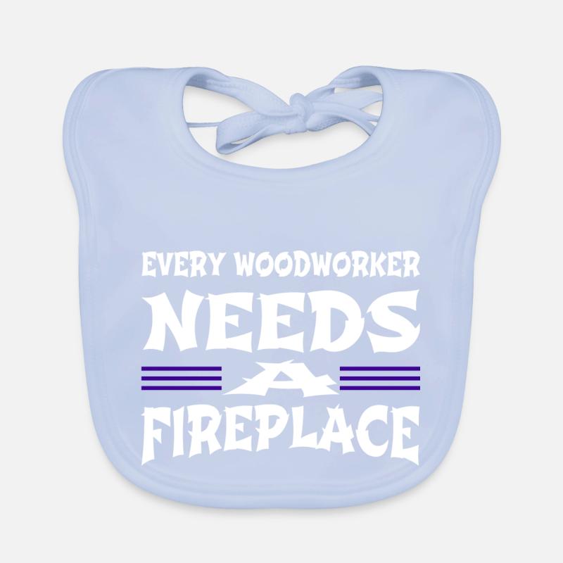forestry badge forester hobbyists cabinetmaker Baby Bio-Lätzchen