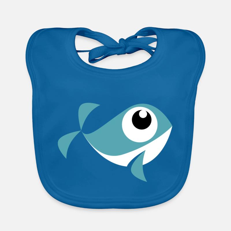 comic whale Organic Baby Bibs