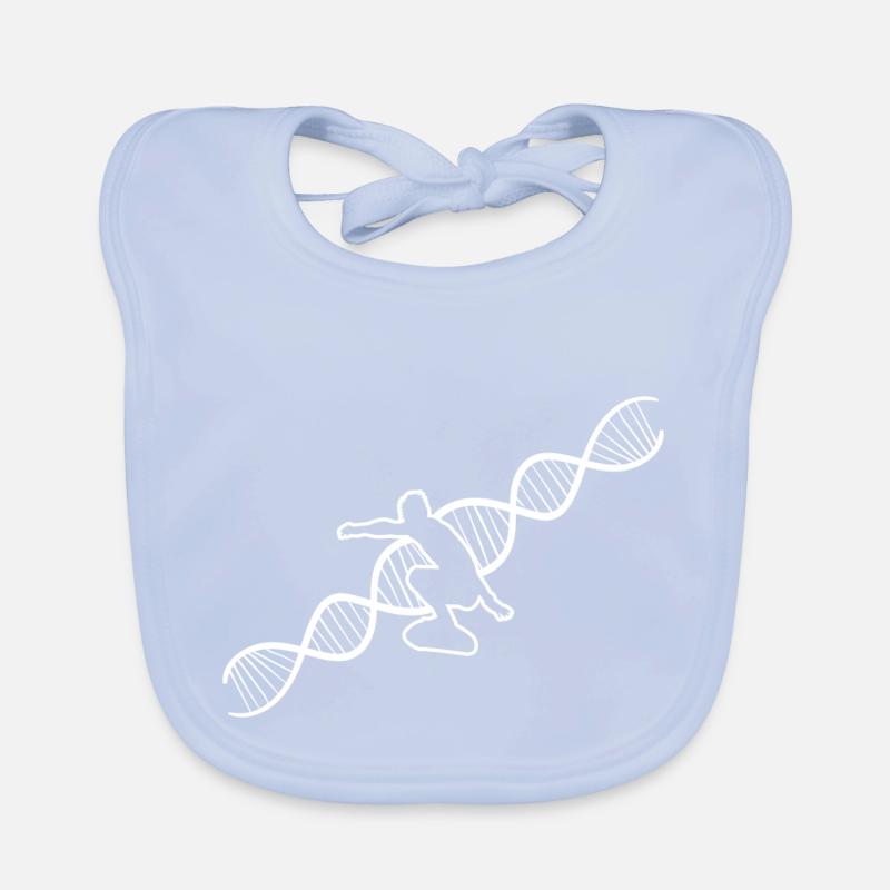 Surfer Surf instructor surf surf surfboard Organic Baby Bibs
