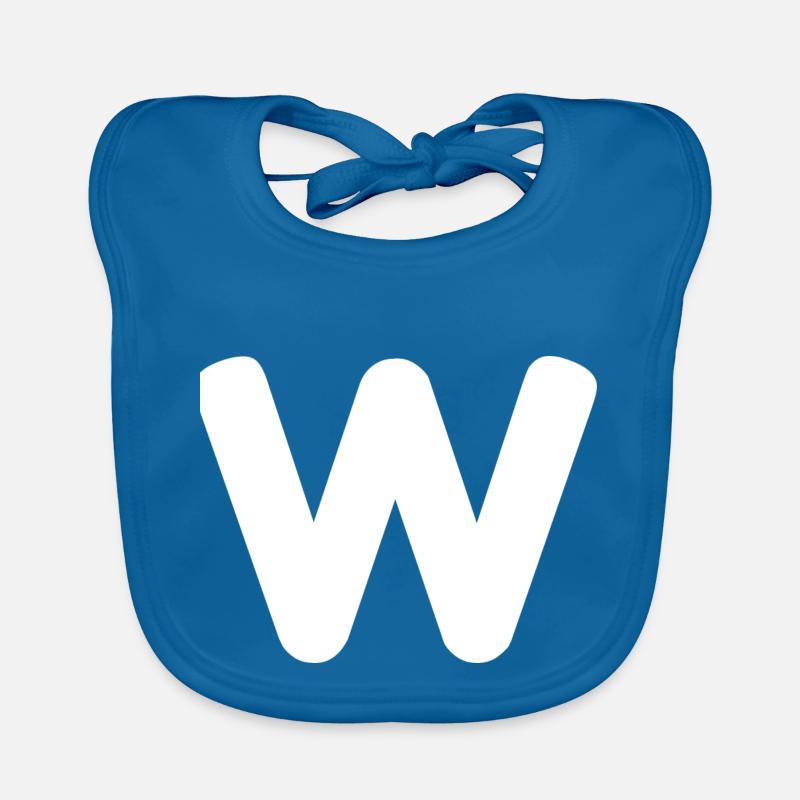 W - Win - Chat - Twitch - Stream - Youtube - L Baby Bio-Lätzchen