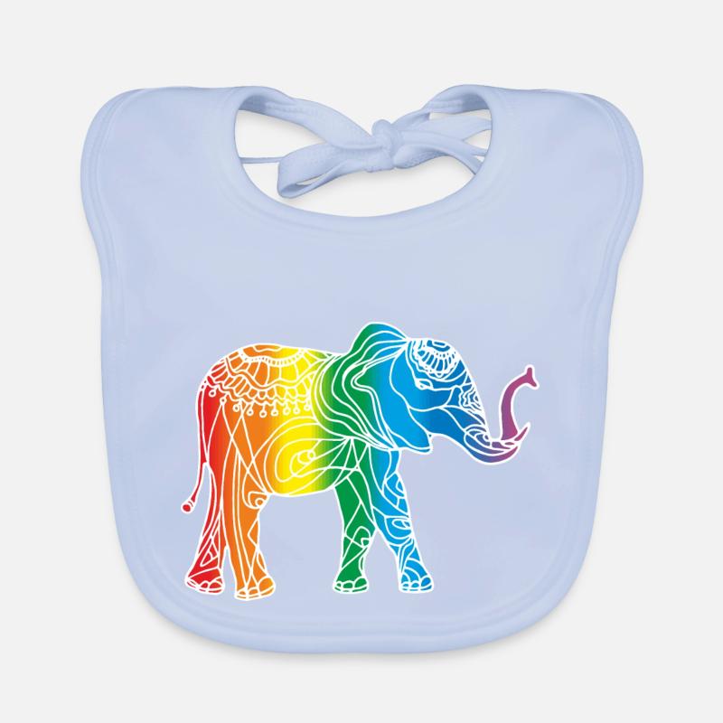 Elefant Baby Bio-Lätzchen