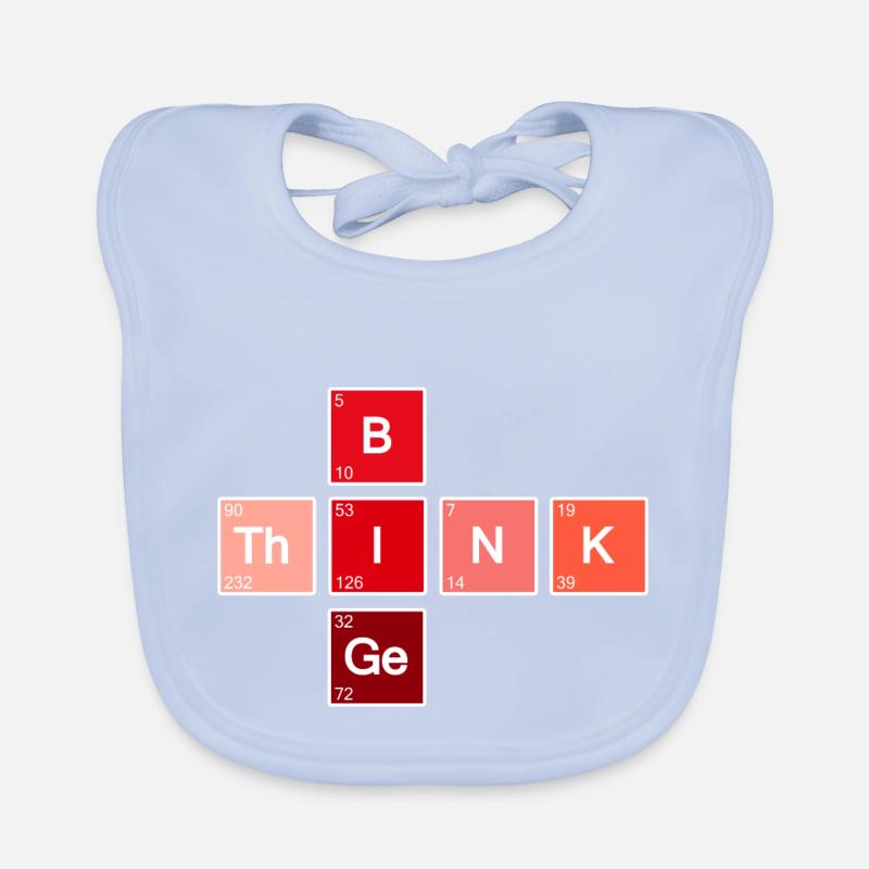Think Big (Rot) Baby Bio-Lätzchen