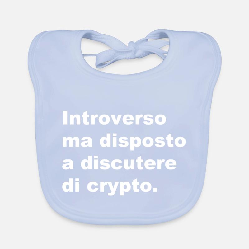 Introvertiert, aber bereit, über Crypto zu sprechen Baby Bio-Lätzchen