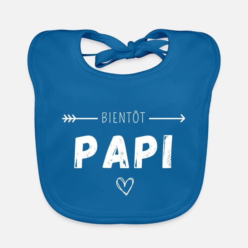 Bientôt papi Bavoir bio Bébé
