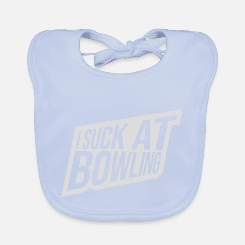 I suck at bowling Baby Bio-Lätzchen