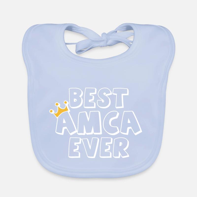 Meilleur Amca de tous les temps Bavoir bio Bébé