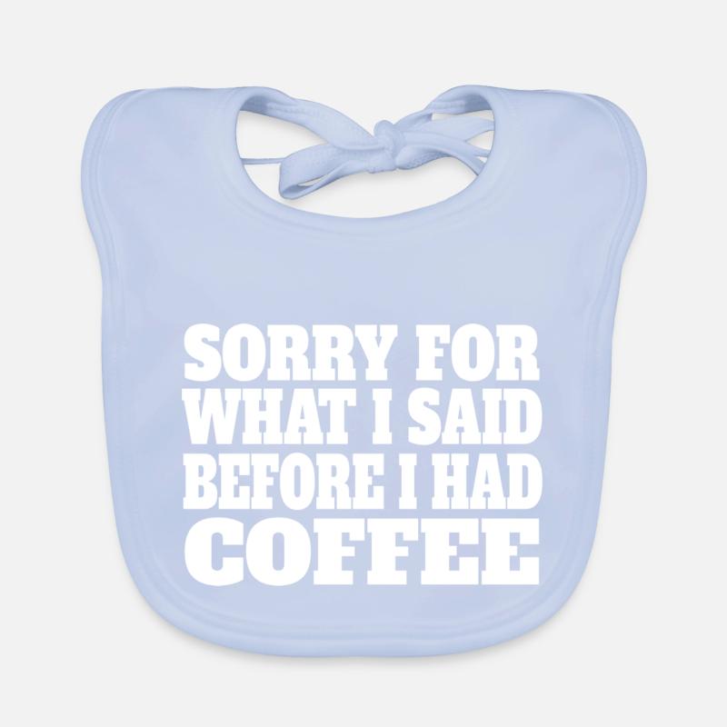 Coffee Cup Caffeine Gift Coffee Bean Drink Bavoir bio Bébé