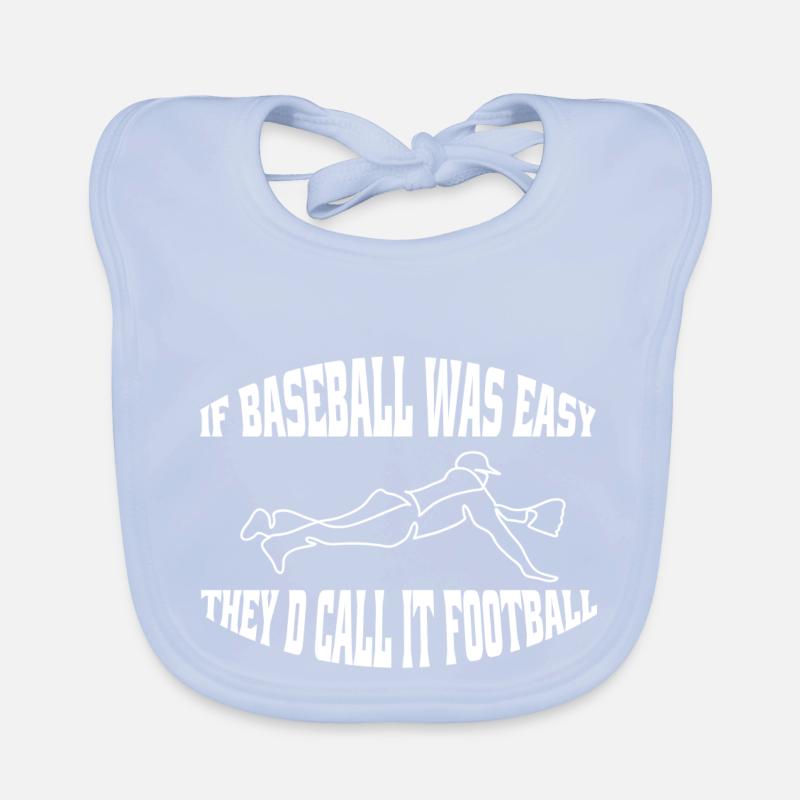 Baseball Lovers Gift Baseball Game Baseball Bavoir bio Bébé