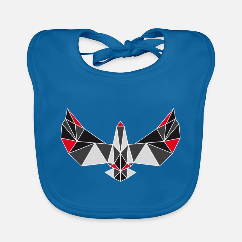 NRNF Origami Eagle Style Organic Baby Bibs