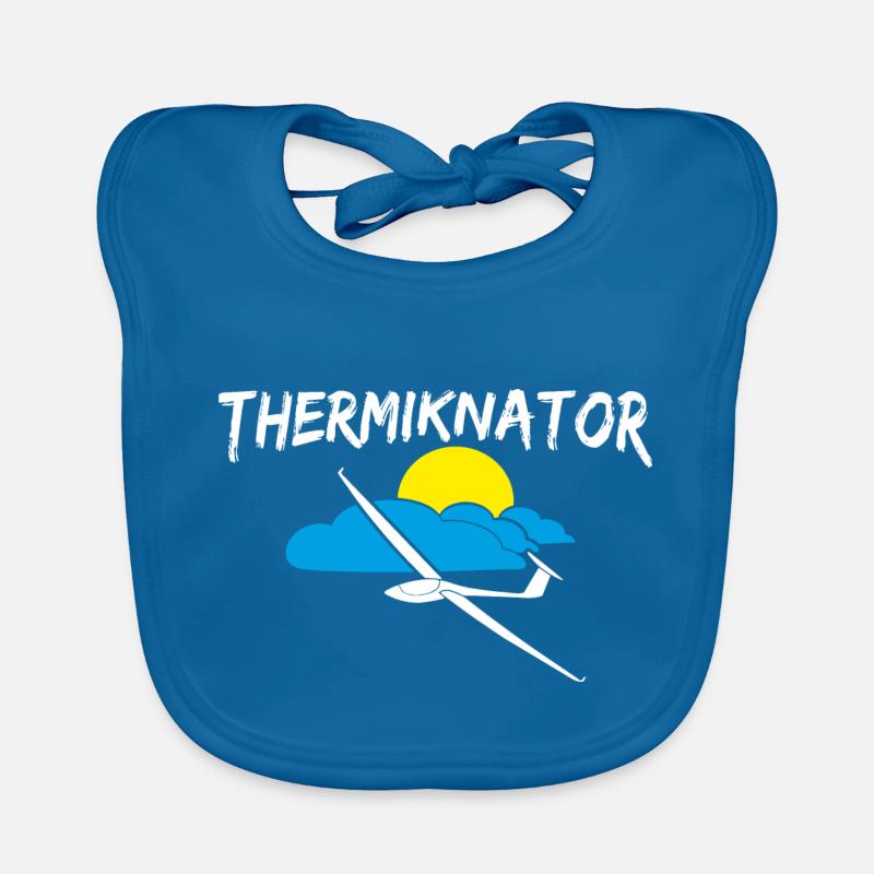Thermal glider gliders glide funny gift idea Organic Baby Bibs