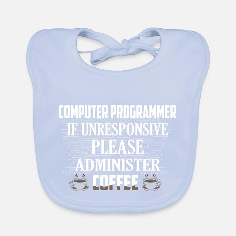 Logiciel de codage de programmeur informatique Bavoir bio Bébé