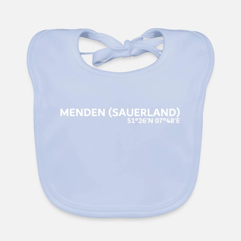 Menden (Sauerland) coordinates Organic Baby Bibs