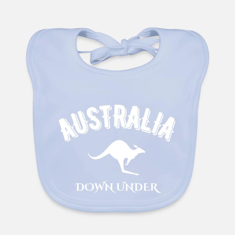 australia down under Organic Baby Bibs