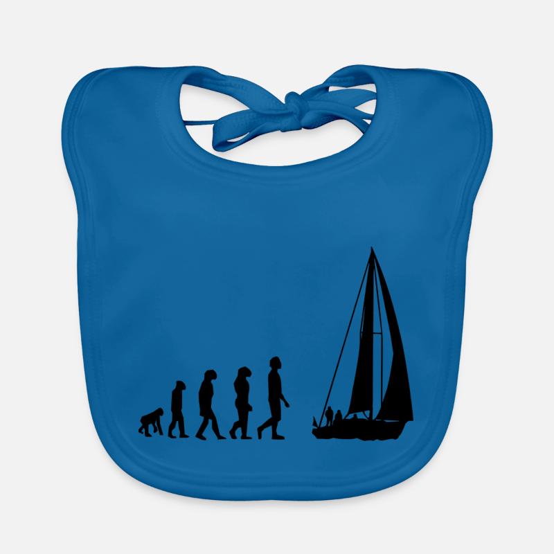 Evolution des Segelns Baby Bio-Lätzchen