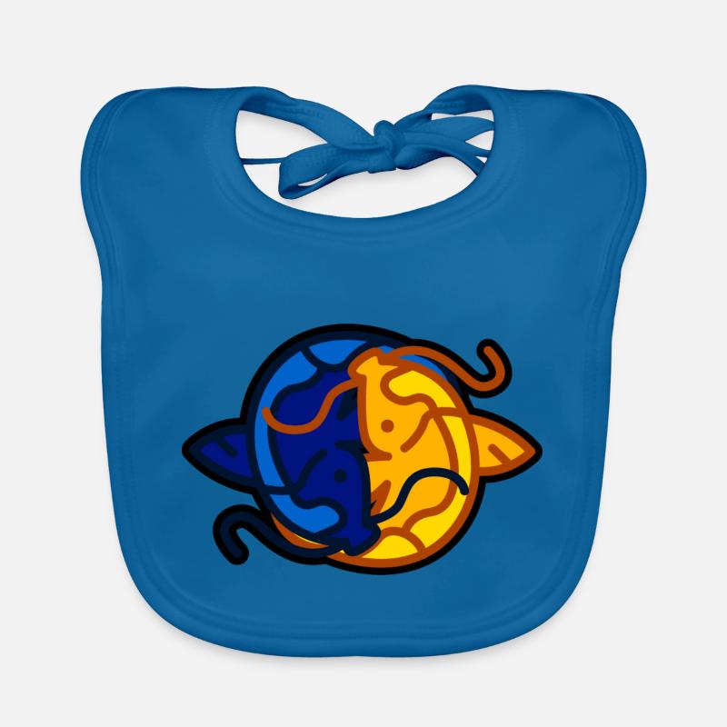 Koi Yin Yang Baby Bio-Lätzchen