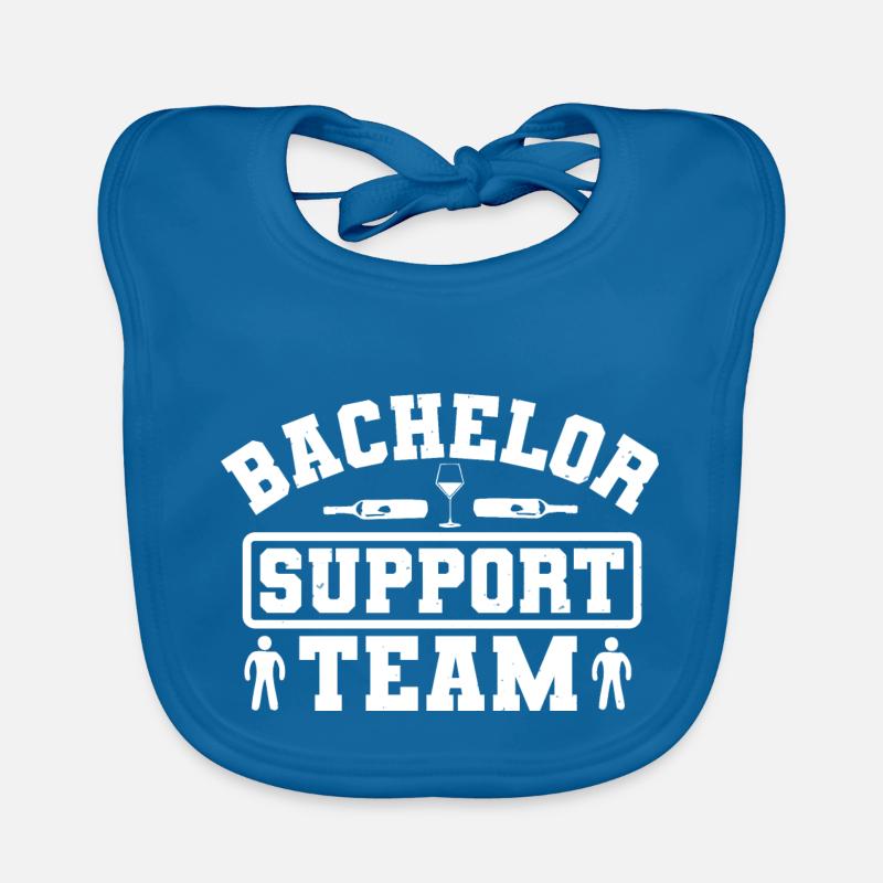BACHELOR SUPPORT TEAM Organic Baby Bibs
