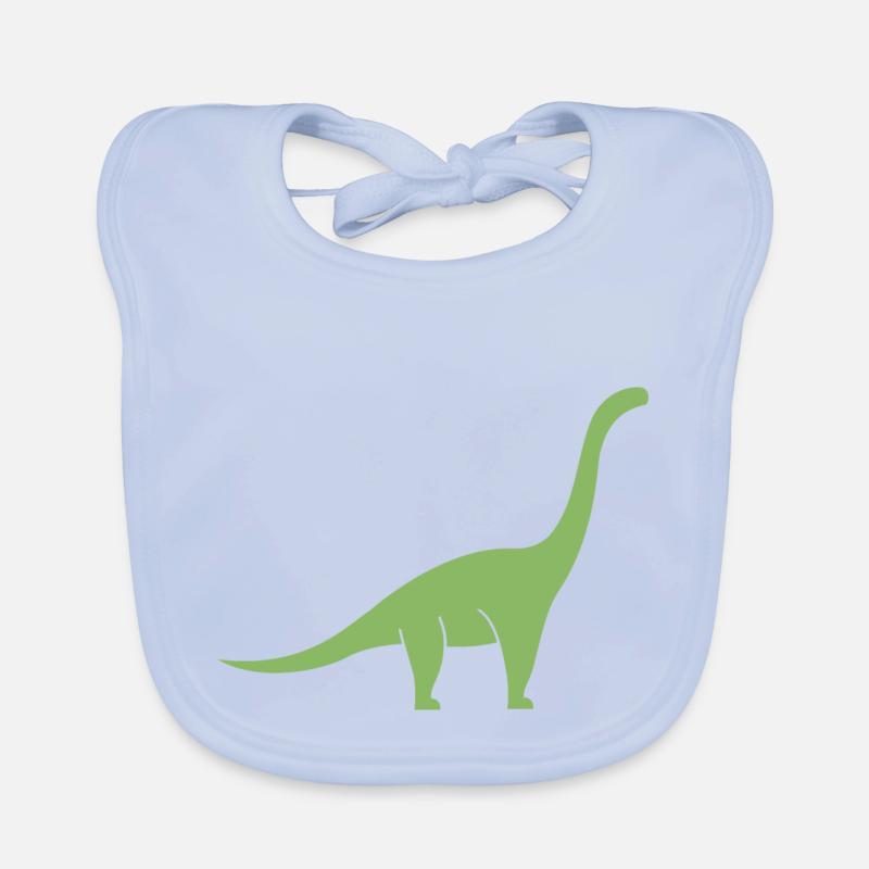 Brachiosaurus Organic Baby Bibs