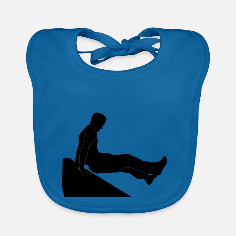 Dash parkour jump skill Organic Baby Bibs