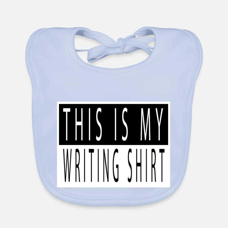 blogger fun present joke bicycle article school Organic Baby Bibs