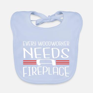 Presente Idea Carpenter Humor Bavaglino ecologico per neonato