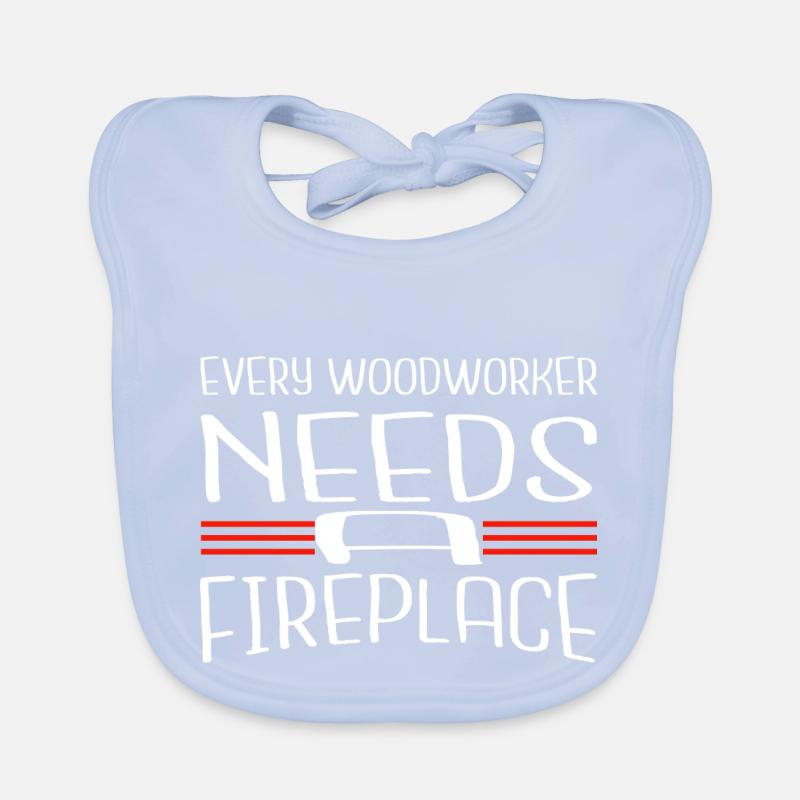 present idea carpenter humor Baby Bio-Lätzchen