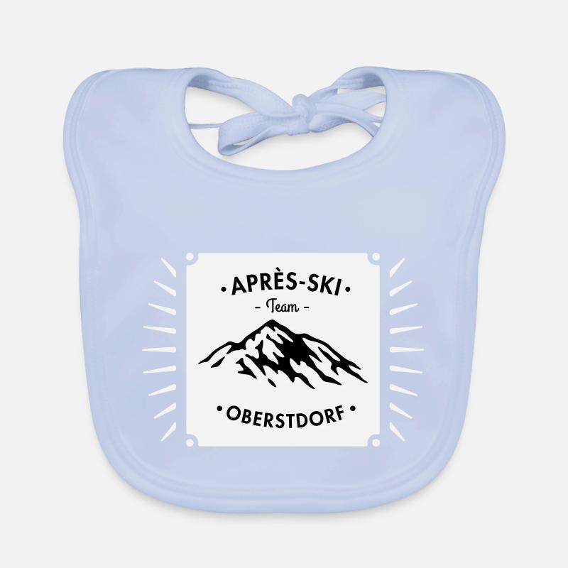 Après-Ski Oberstdorf Baby Bio-Lätzchen