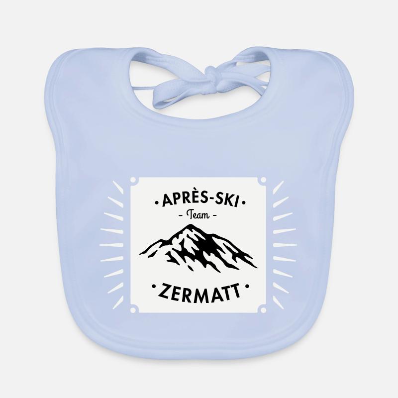 Après-Ski Zermatt Organic Baby Bibs