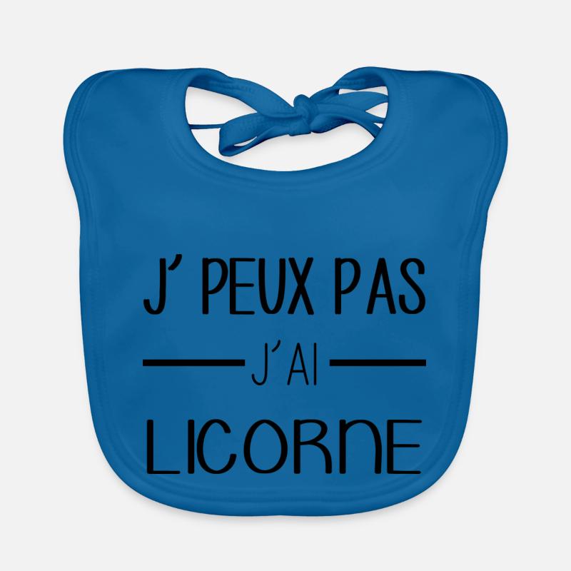 Licorne Bavoir bio Bébé