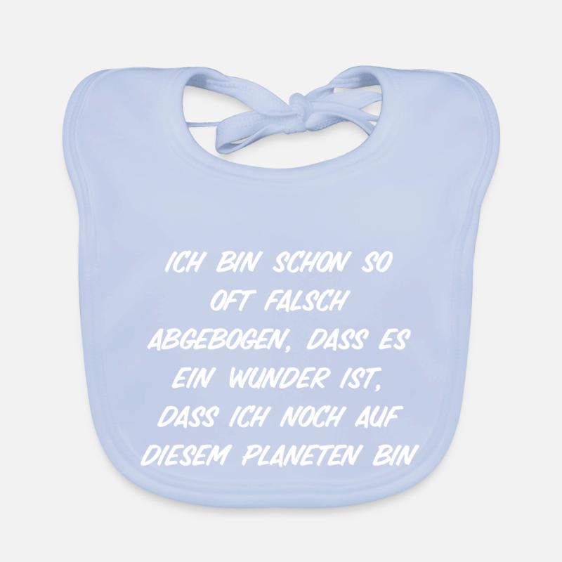 falsch abgebogen Baby Bio-Lätzchen