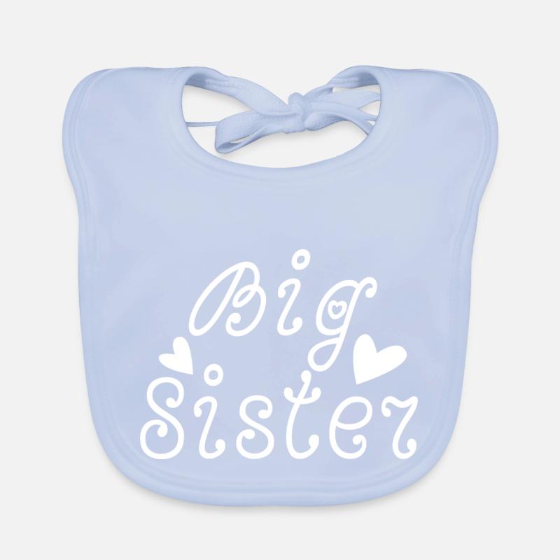 große Schwester Baby Bio-Lätzchen