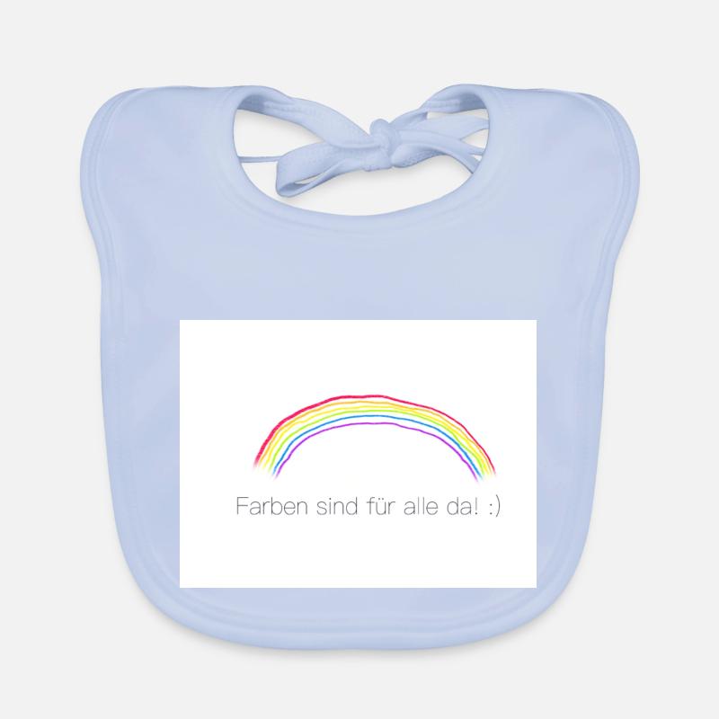 Regenbogen Baby Bio-Lätzchen