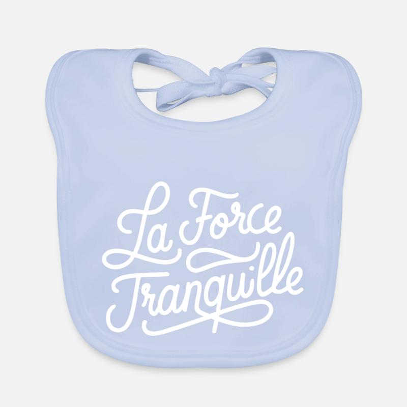 La force tranquille Bavoir bio Bébé