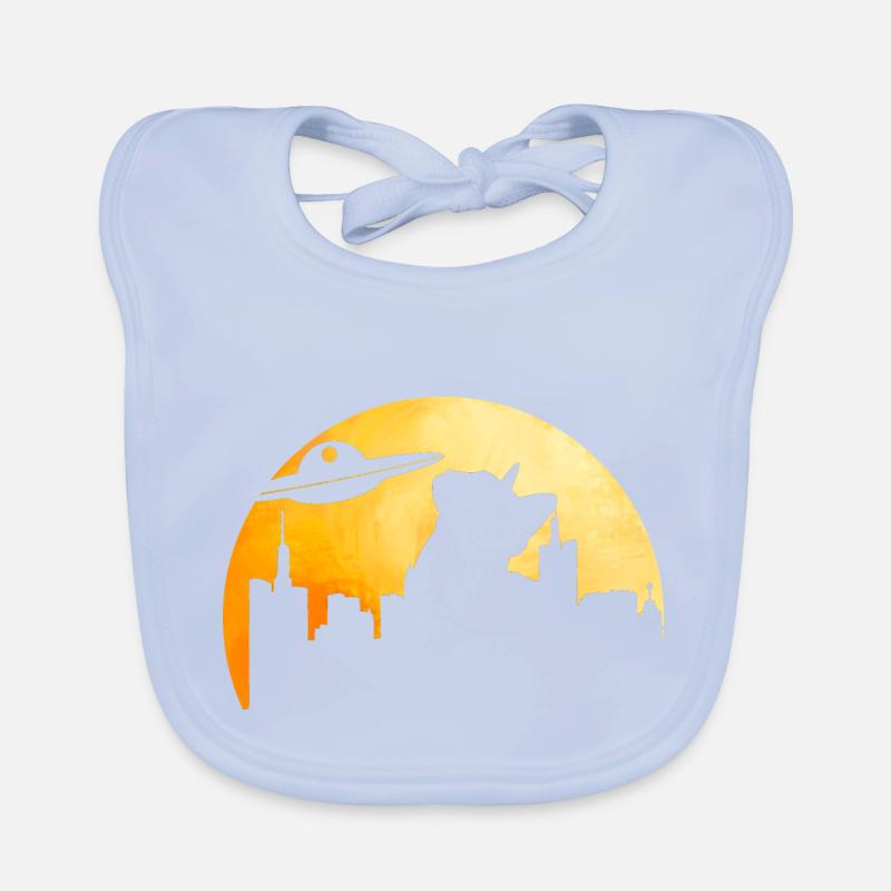 Alien Alien Cat Organic Baby Bibs