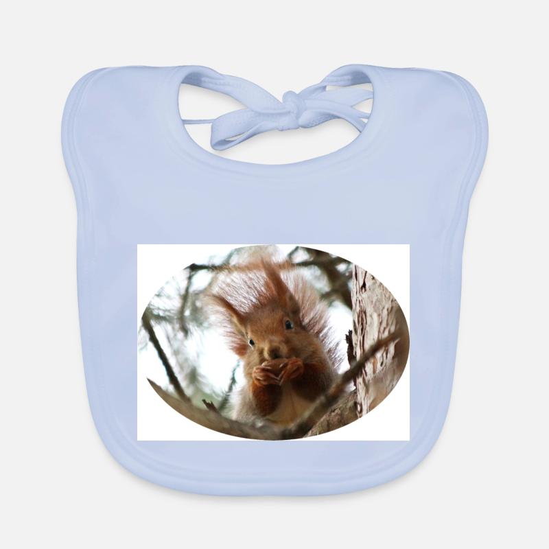 Eichhörnchen, Isibat Baby Bio-Lätzchen