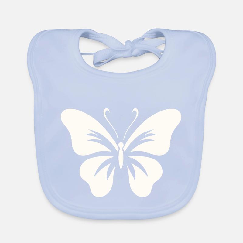 Bold Butterfly Organic Baby Bibs