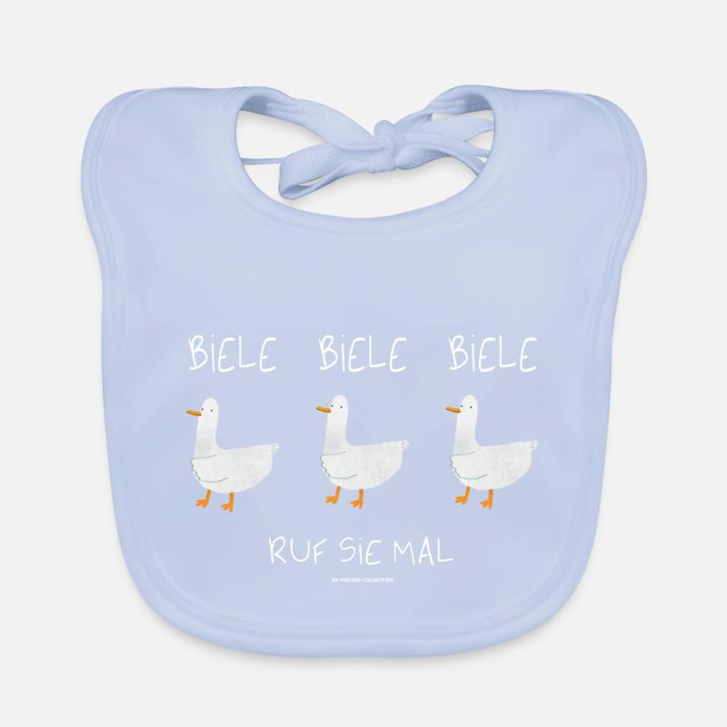 Biele Biele Biele Appelez-les Bavoir bio Bébé