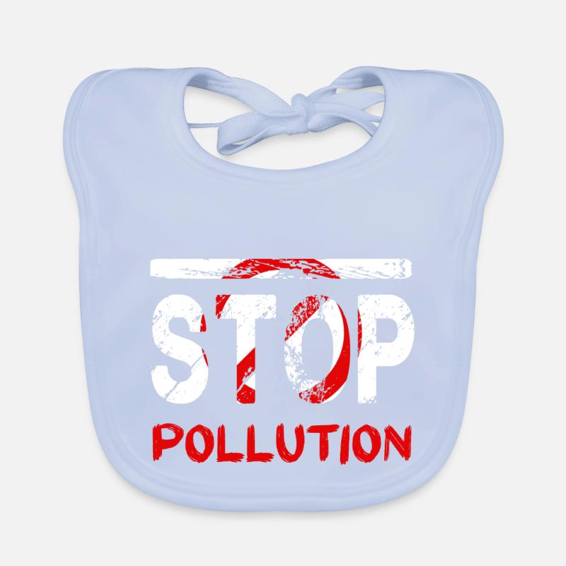 Stopper la pollution Bavoir bio Bébé
